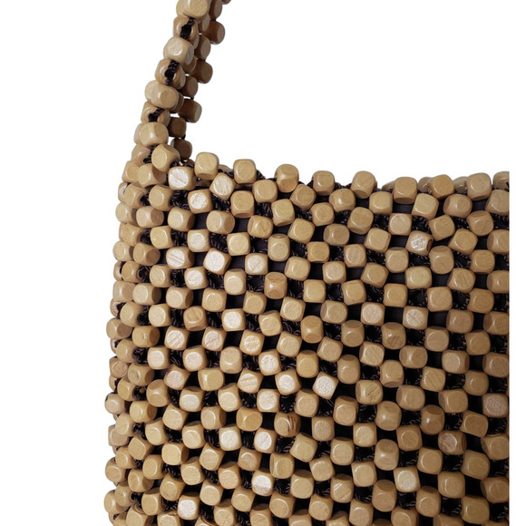 The Sak Wooden Beaded Bag by Elliott Lucca - Picture 3 of 7